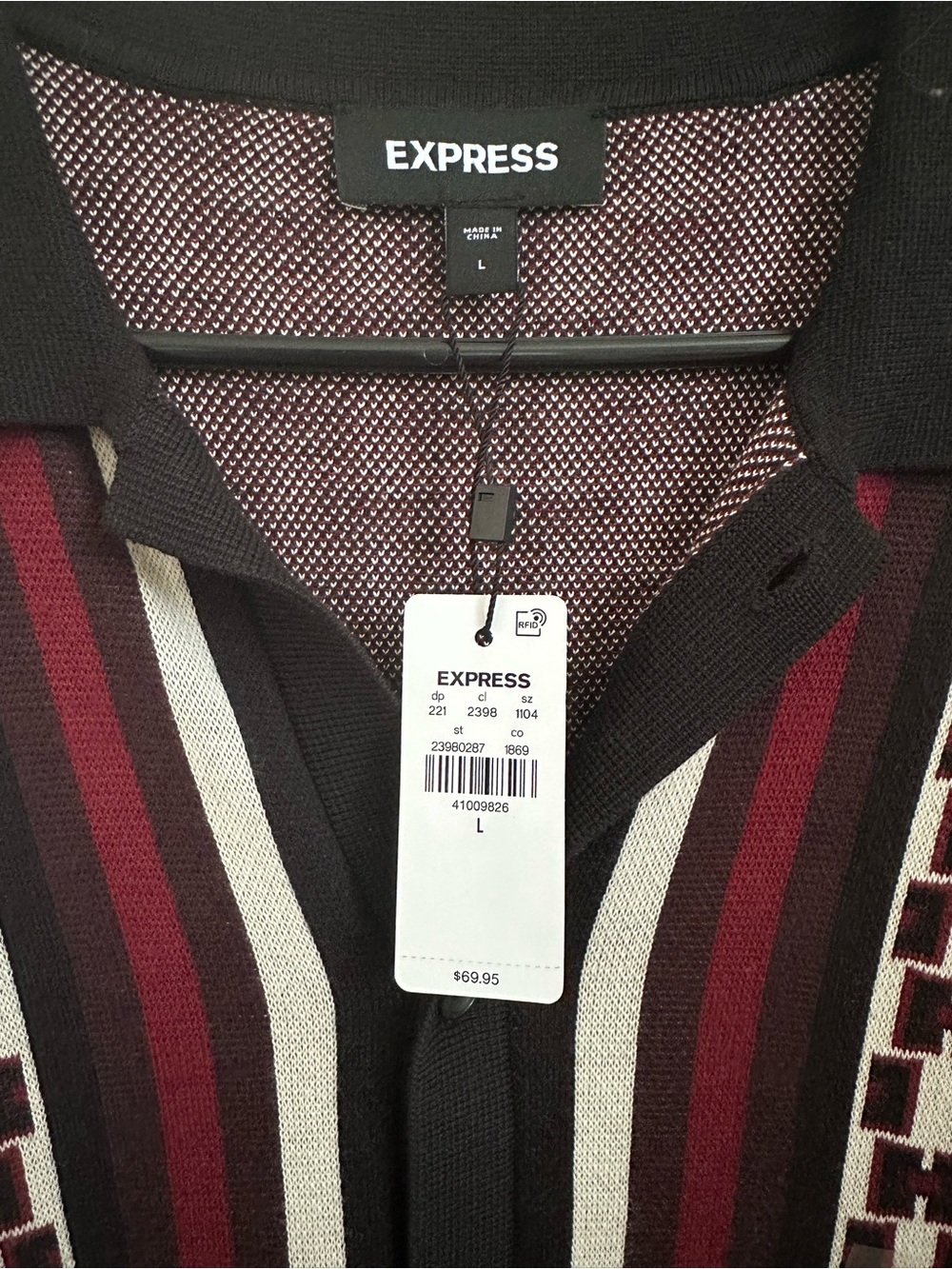 Men’s Knit Polo Shirt - Picture 2 of 3